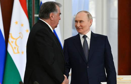 Путин прибыл с государственным визитом в Таджикистан